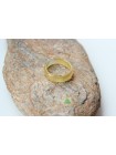 Кольцо из агата (KLU0037) 4,5 мм граненное