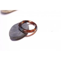 Кольцо из сардоникса (KLU0050) 3 мм гладкое 