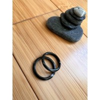 Кольцо из агата (KLU0051) 3 мм гладкое 