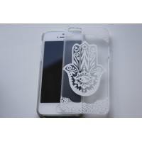Чехол для iPhone 5/5s "Хамса" прозрачный (АК0001)